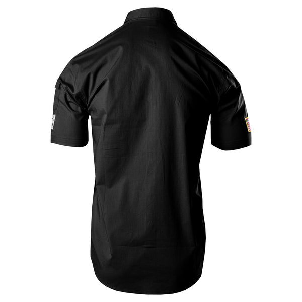 Load image into Gallery viewer, Back of the Grunt Style Garage Buttondown in Black
