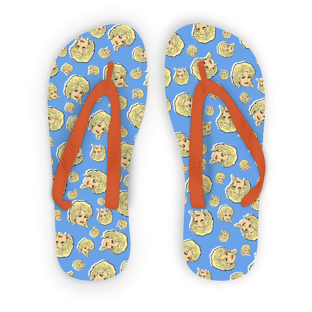 spongy flip flops