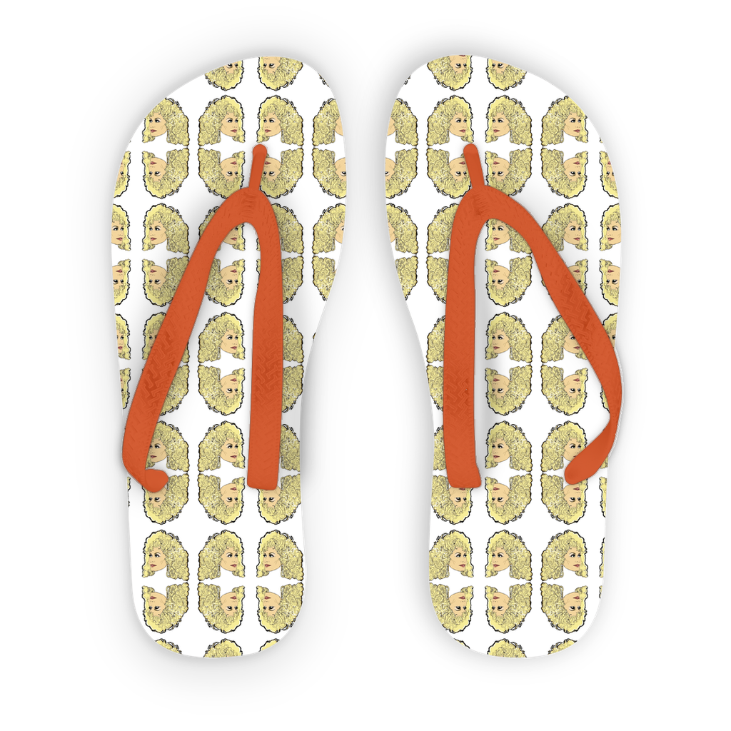 spongy flip flops