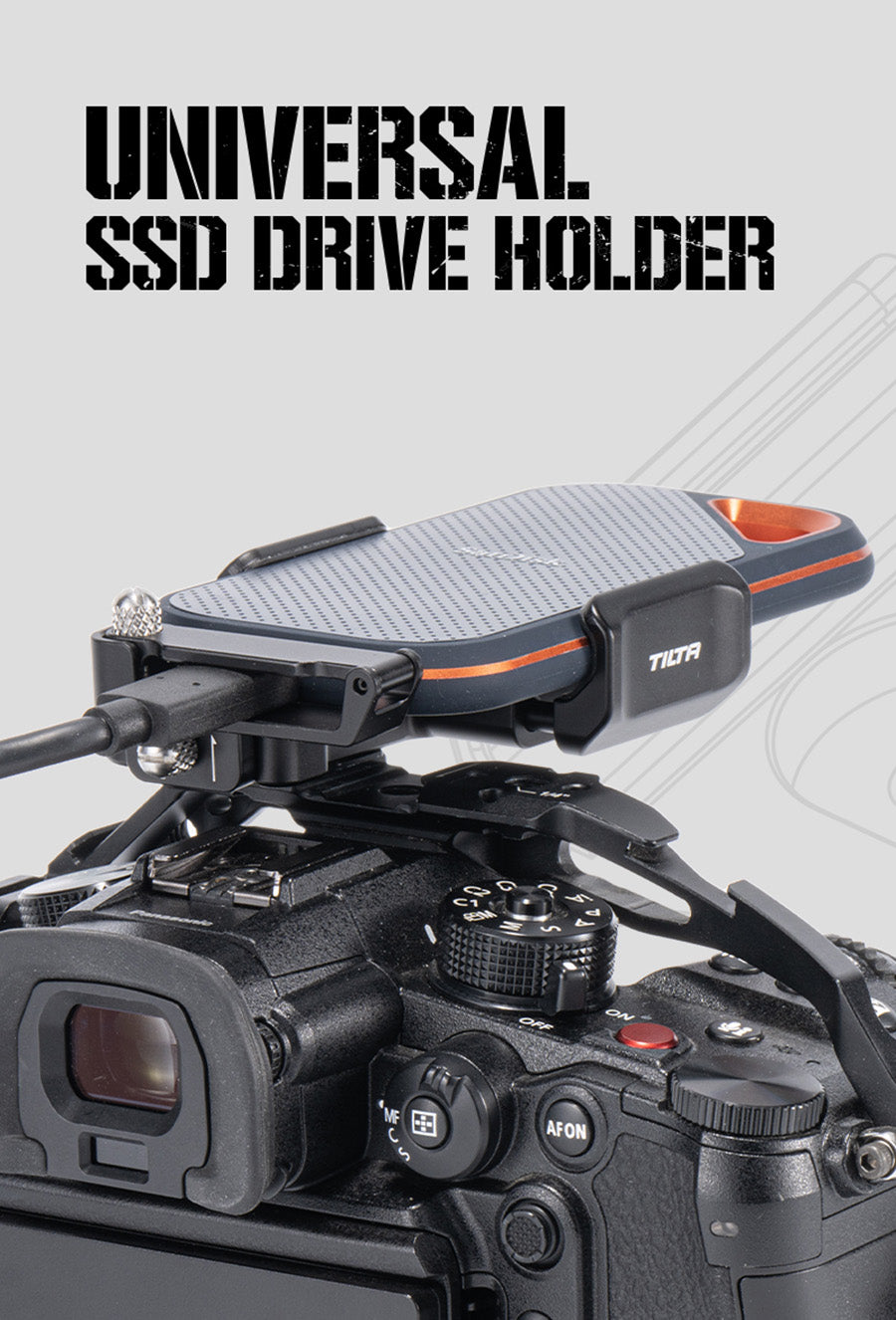 TiLTA Universal SSD Driver Holder For SanDisk E61/E81 Samsung T5/T7