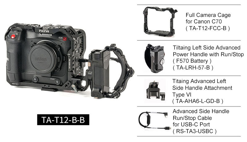 TiLTA TA-T12 Canon C70 Cage Rig System
