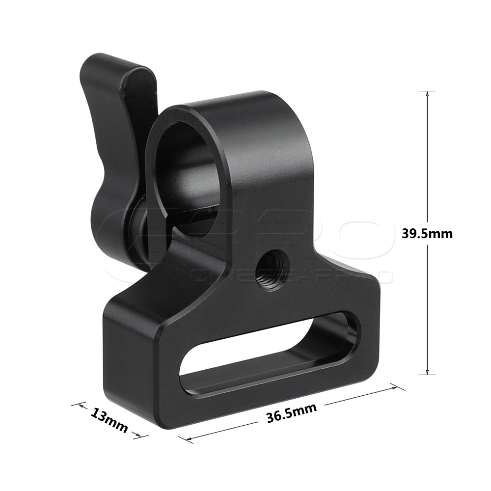 CGPro Flexible 15mm Single Rod Clamp Adapter With 1/4