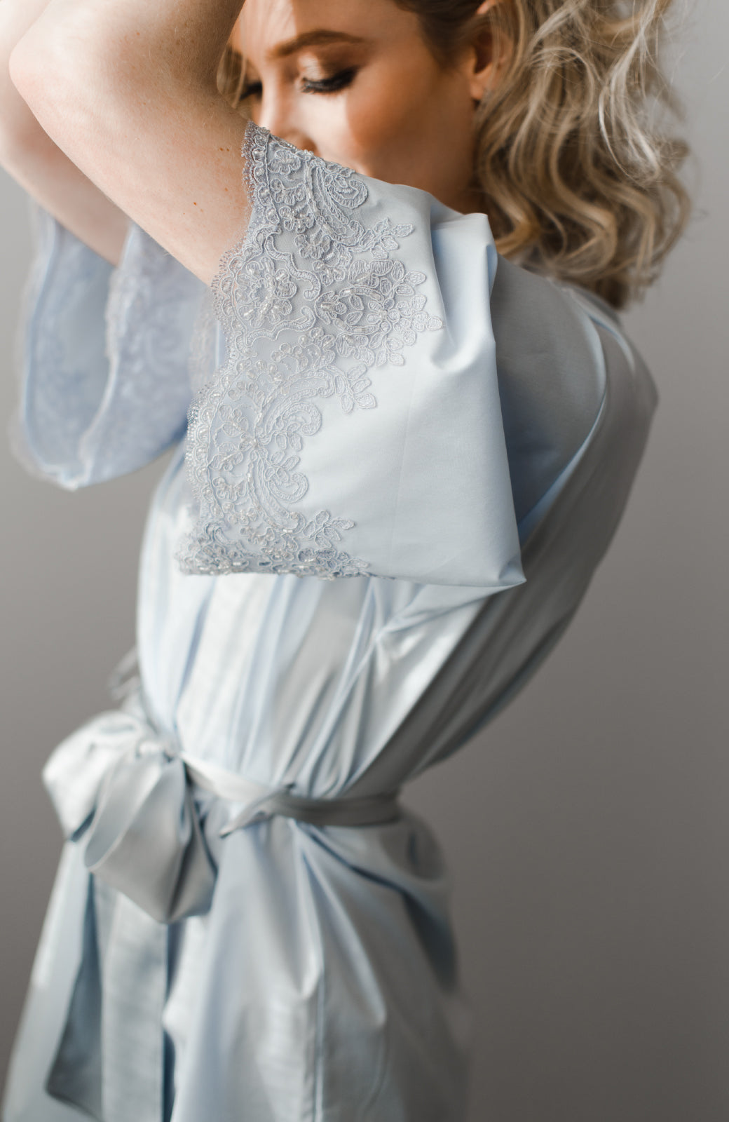 bridal robe cotton
