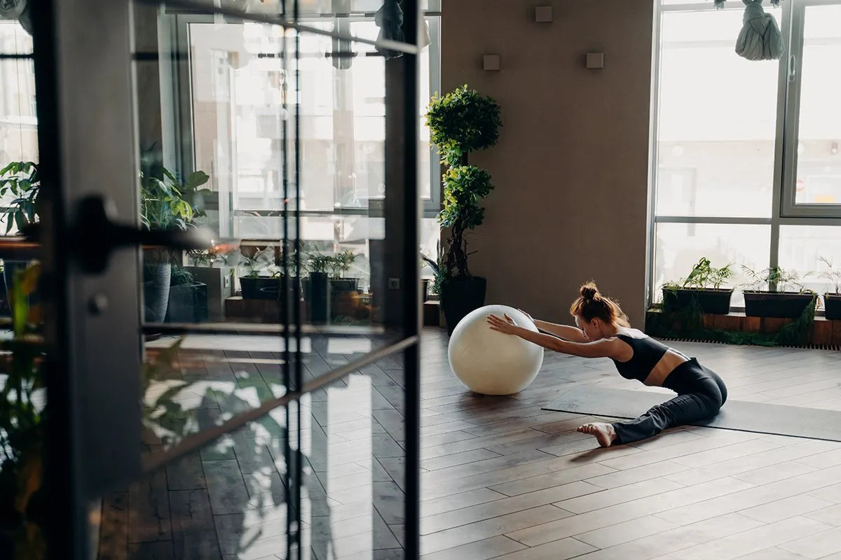 woman exercising