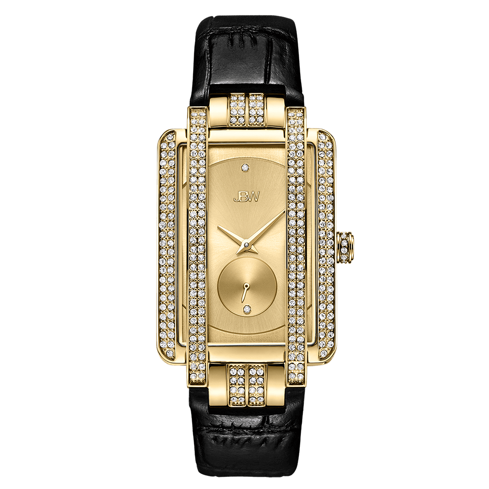 JBW Mink J6358L-D | Women's Gold Diamond Watch With Strap