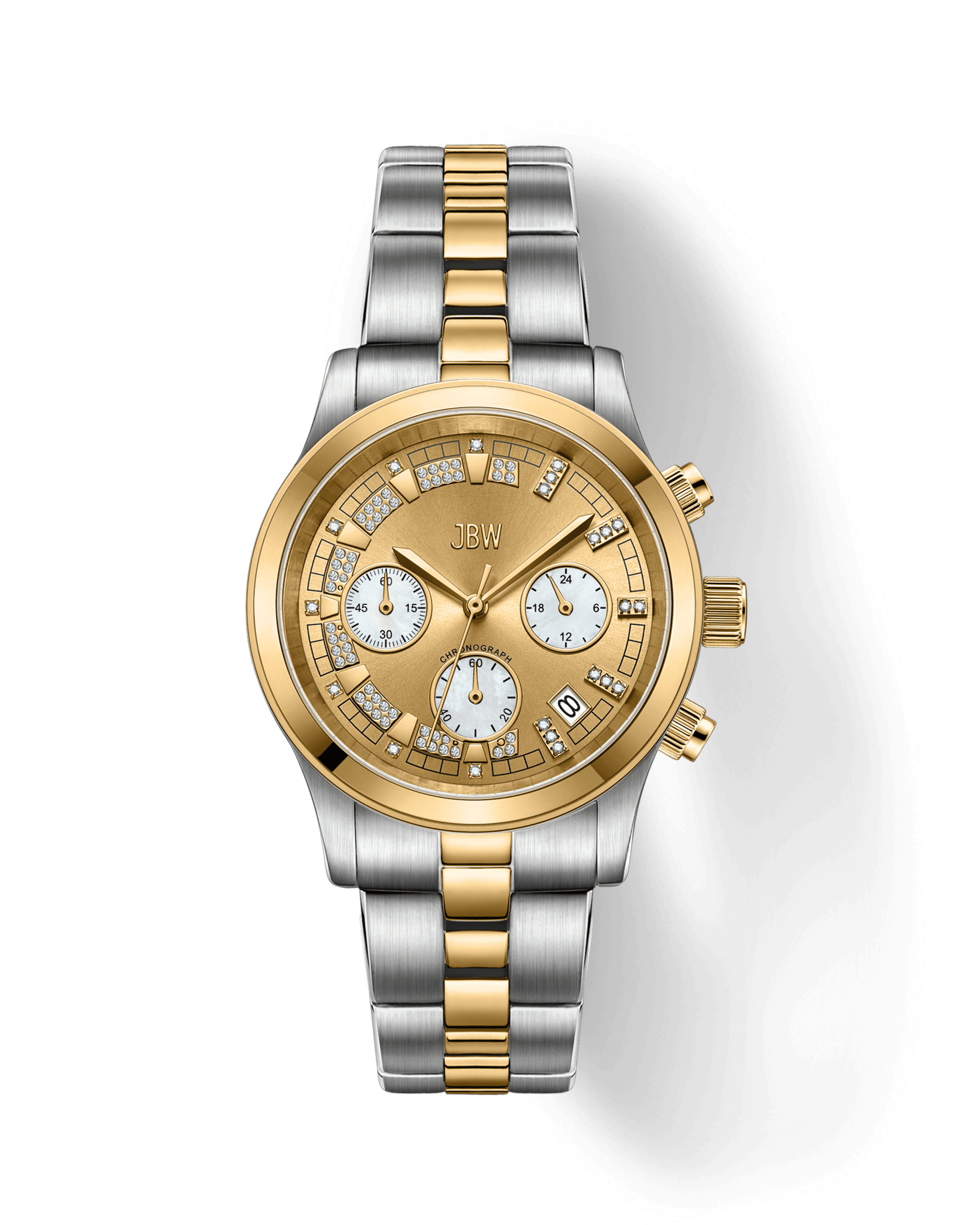 JBW Cristal J6346D | Women's Two-Tone Gold Swiss Diamond Watch – JBW Watches