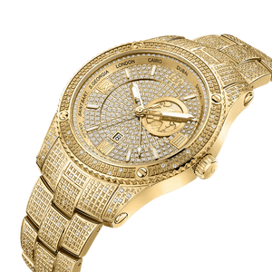 JBW Jet Setter GMT J6370A | Men's Gold Diamond Watch – JBW Watches