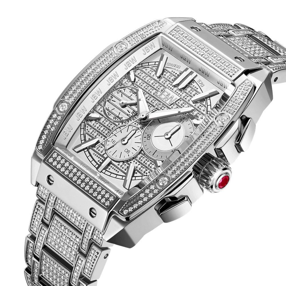 diamond and platinum watch