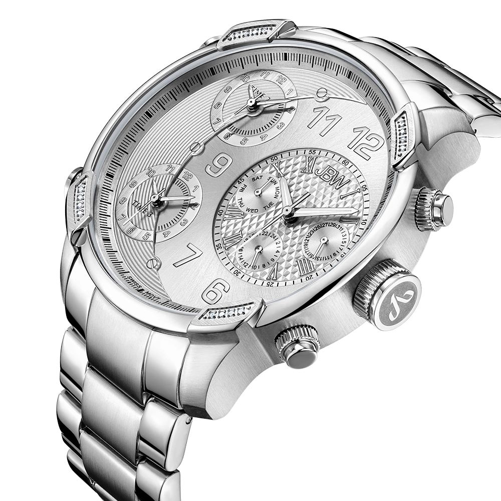 diamond stainless steel watch