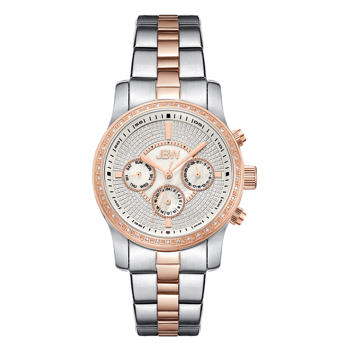JBW Vixen J6327B | Women's Two-Tone Rose Gold Swiss Diamond Watch – JBW ...