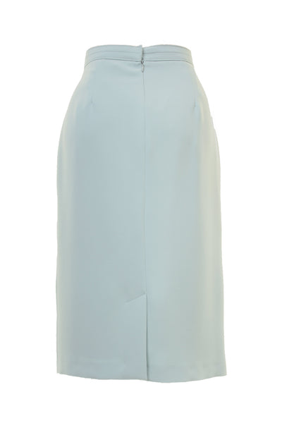 Busy Clothing Womens Aqua Blue Pencil Skirt – Busy Corporation Ltd