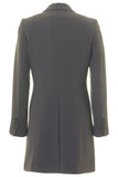 Busy Clothing Womens Grey Long Suit Jacket