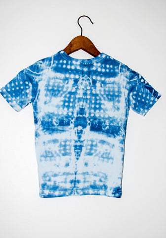 Kids Polka Dot T-Shirt Hand dyed with Natural Indigo – TJ Indigo ...