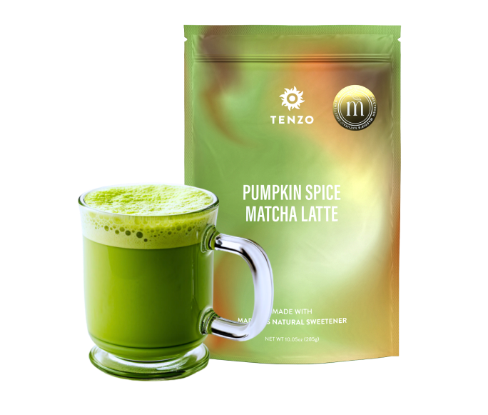 Tenzo Pumpkin Spice Matcha Latte