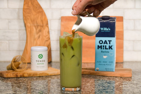 Health Benefits from Tenzo matcha green tea latte
