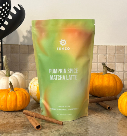 Tenzo Pumpkin Spice Matcha Latte