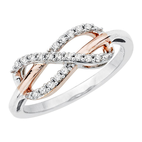 KATARINA Diamond Infinity Ring (1/5 cttw)