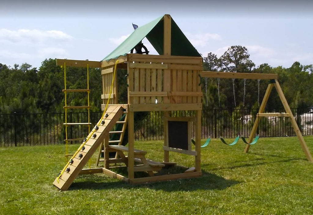 playset climbing wall