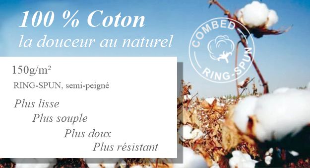 Coton peigné Ring-Spun