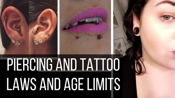body piercing laws and age limits
