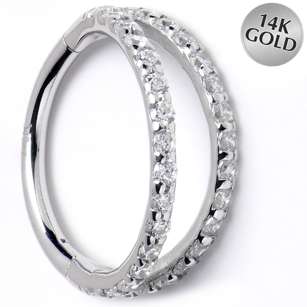 Tension Ring 14 Karat White Gold – LeJean`s Fine Jewelers
