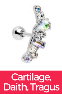 Cartilage, Tragus & Daith Earrings Under $5