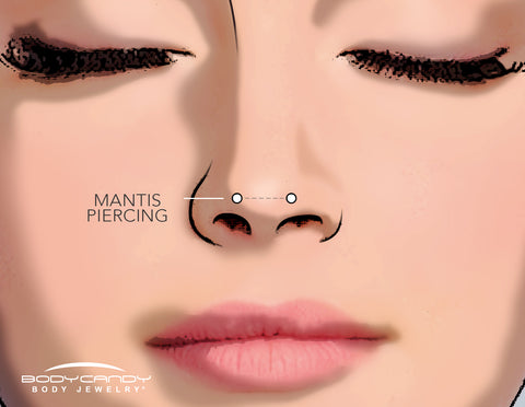 What does a mid/under nose hook piercing represent? - Quora