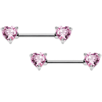 Double Prong Set AAA CZ 14K Gold Nipple Bar – WildKlass Jewelry