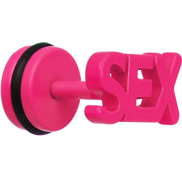 Pink Neon Enamel Sex Cheater Plug – Bodycandy