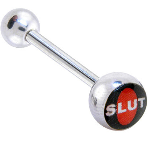 Slut with tounge rings