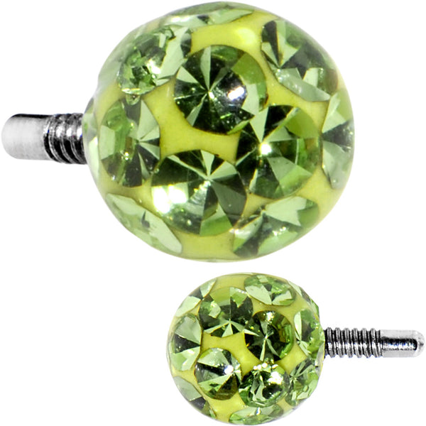 4mm Green Ferido Externally Threaded Replacement Ball