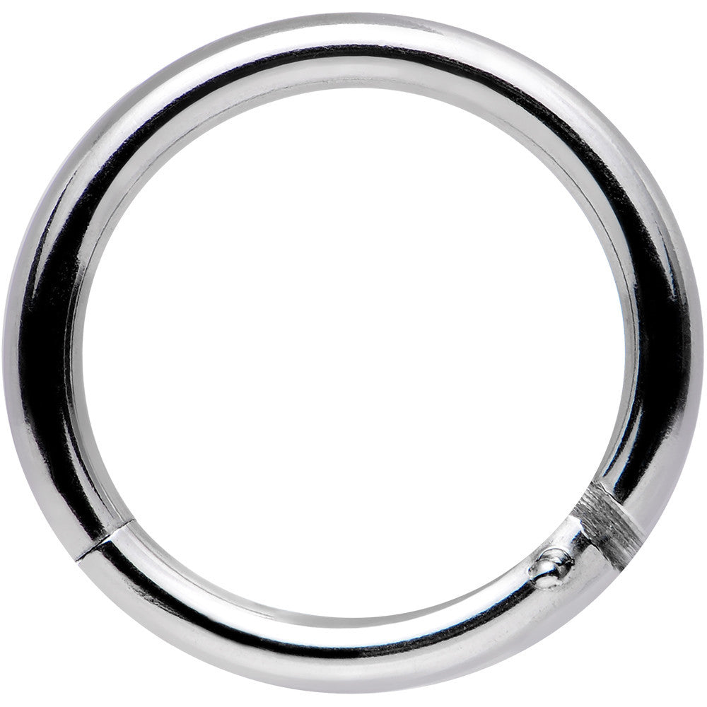 14 Gauge 3/8 Stainless Steel Hinged Segment Ring – BodyCandy