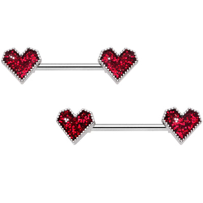 14 Gauge 1/2 Clear CZ Gem Threadless Barbell Nipple Ring Set – BodyCandy