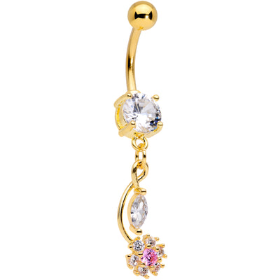 Clear Gem Butterfly Beauties Double Mount Belly Ring Belly Chain – BodyCandy