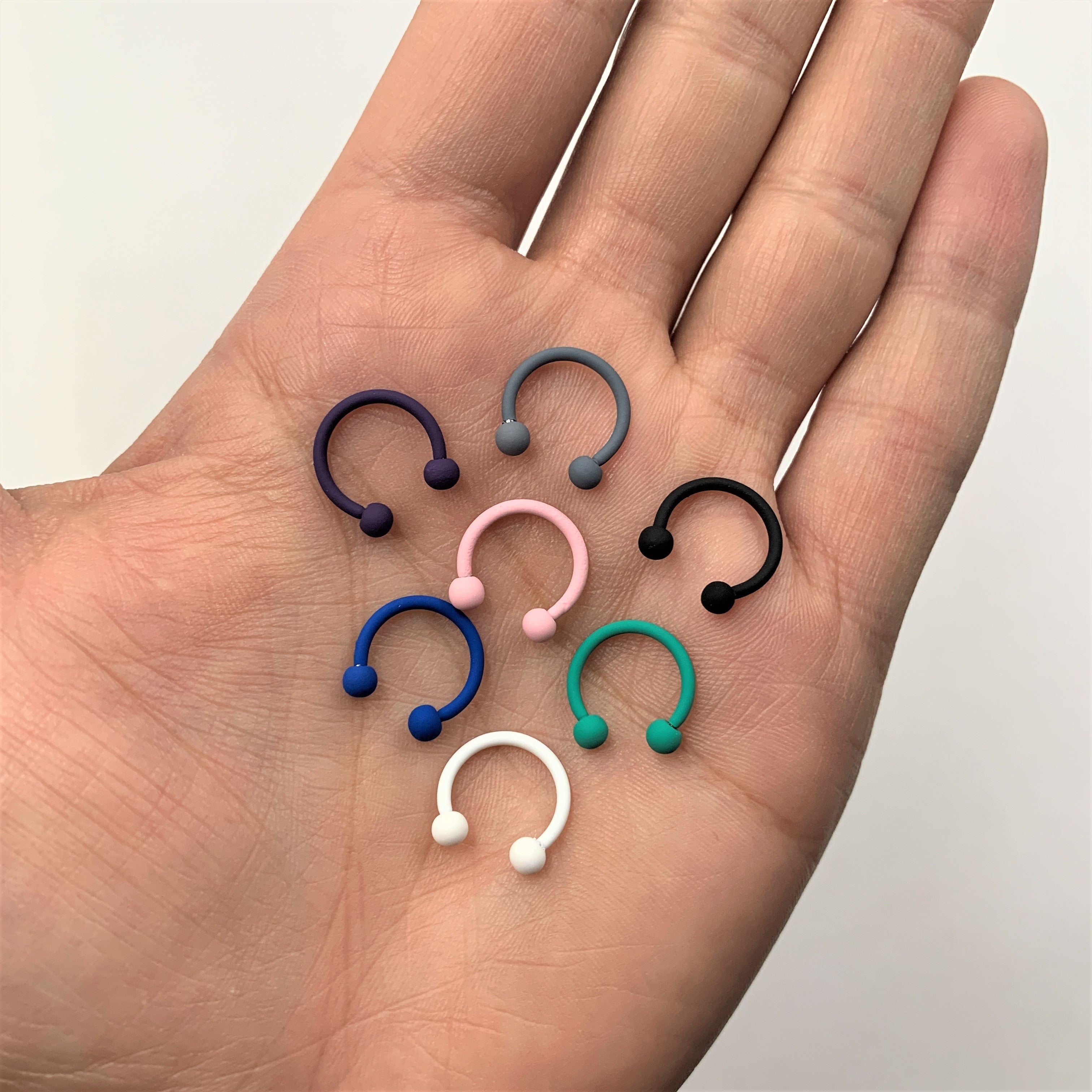 Buy FANSING 16g 8mm Septum Rings for Women Surgical Steel Septum Hoop 3  Rings Hinged Septum Jewelry 16 Gauge Piercing Jewelry Daith Earring at  Amazon.in