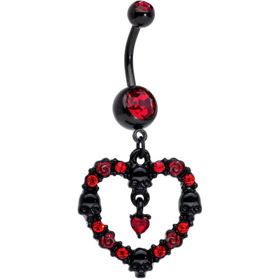 Ruby Red DANGLING CHERRY Belly Ring – BodyCandy