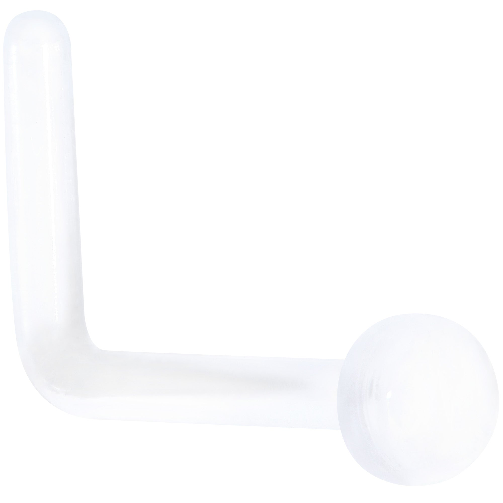 20 Gauge Clear Flat Bioplast Nose Retainer