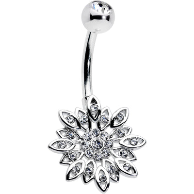 Clear Gem Butterfly Beauties Double Mount Belly Ring Belly Chain – BodyCandy