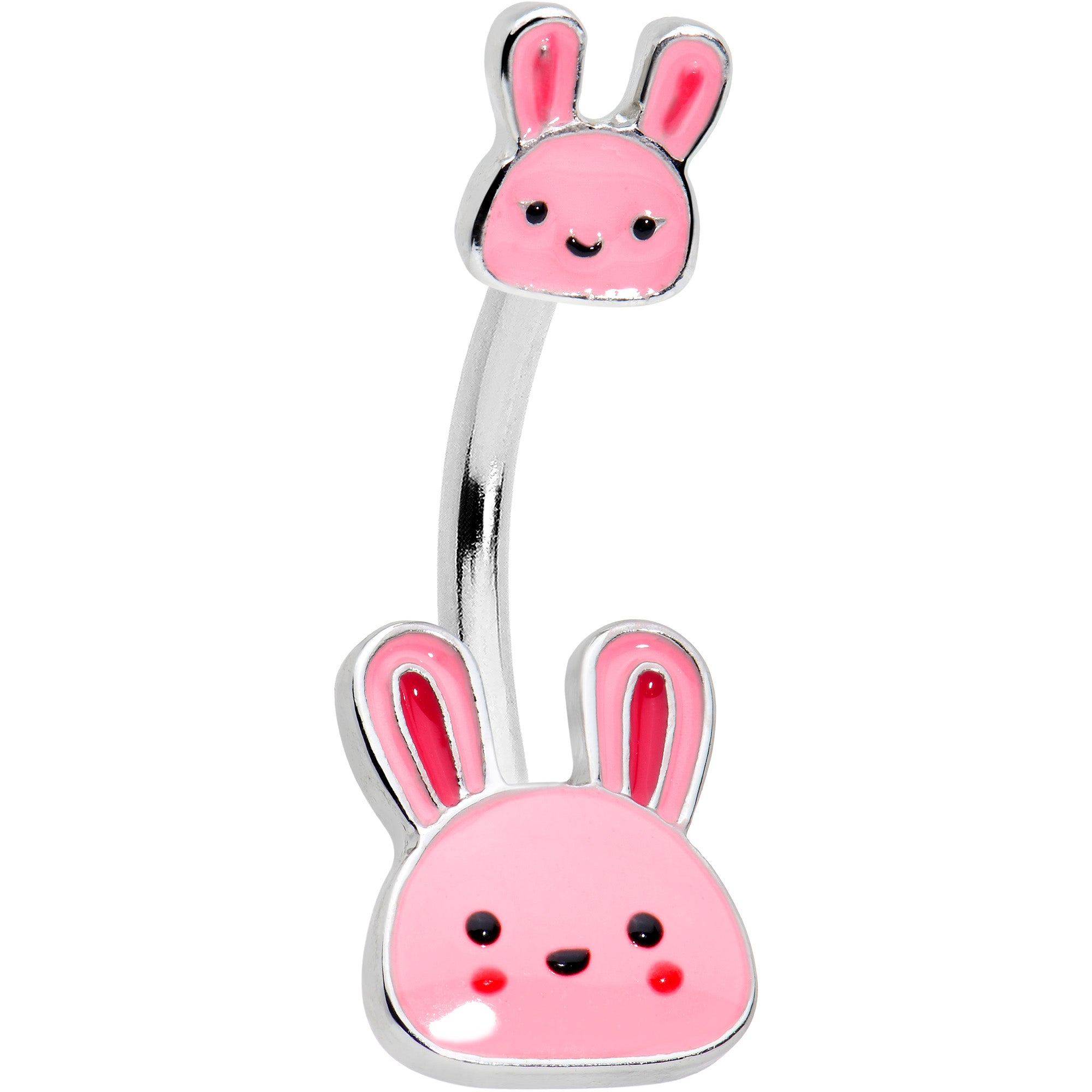 Image of Kawaii Cutie Easter Bunny Double Mount Belly Ring