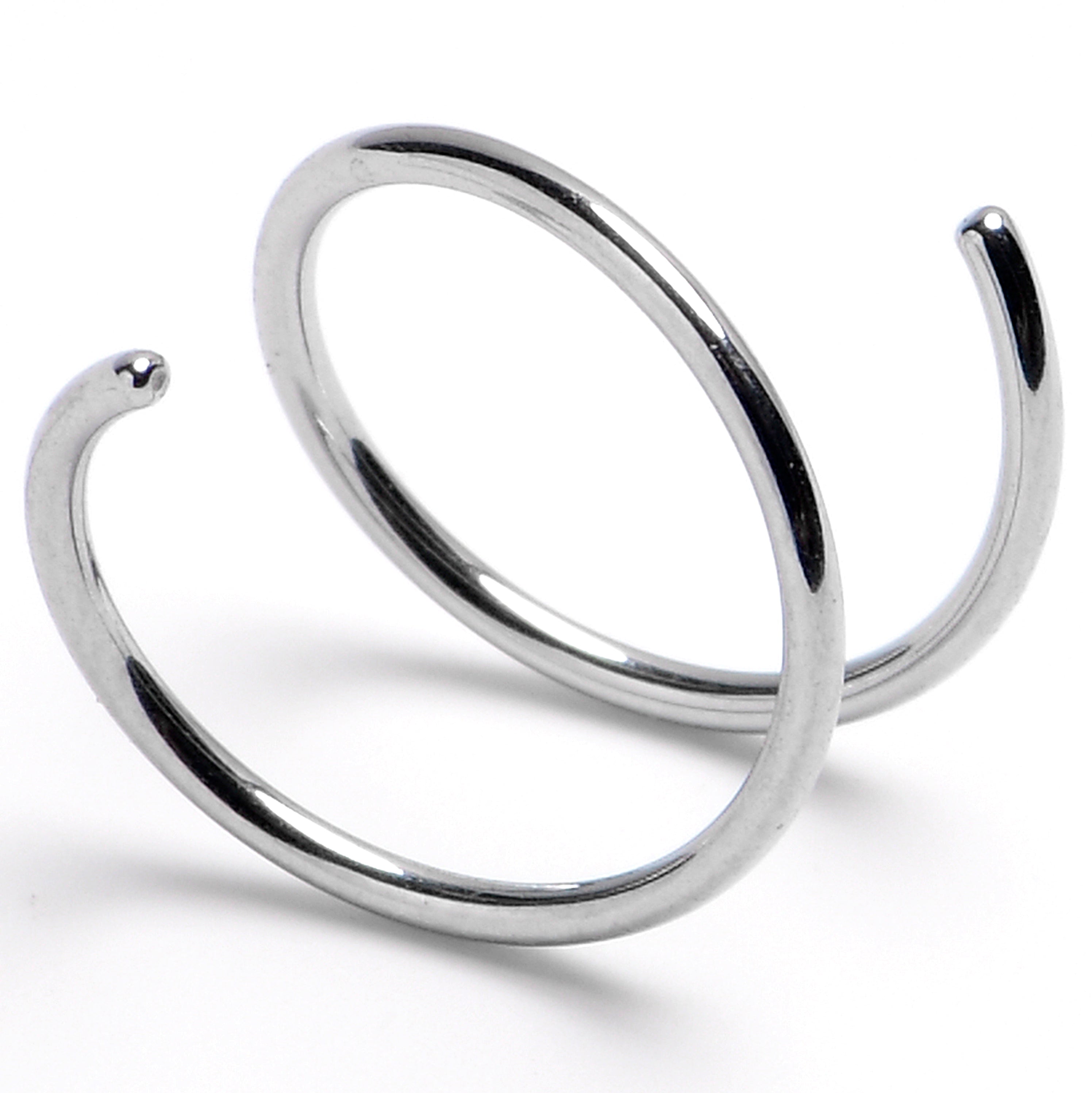 Twist Nose Ring (left Right Side), 48% OFF
