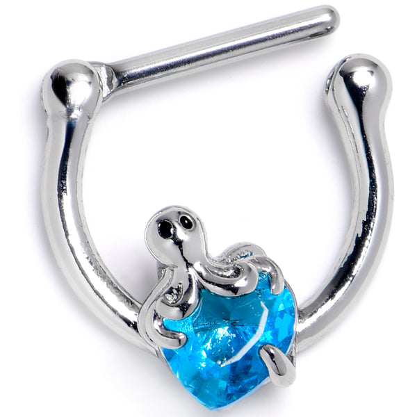 Star Bolt Style Clip on Non Pierced Nipple Ring Set