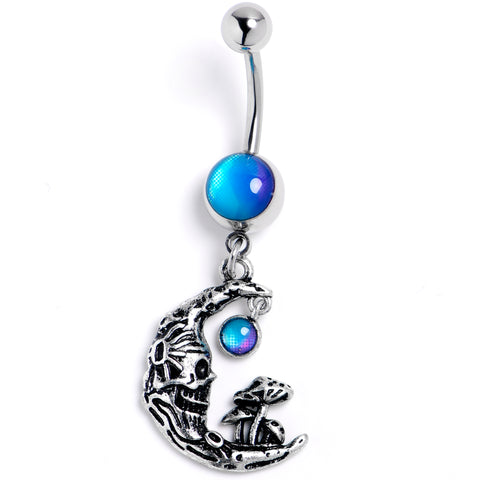 Licensed MLB Clear Gem Blue Anodized New York Yankees Belly Ring – BodyCandy