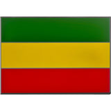 Rastafarian Flag BELT BUCKLE