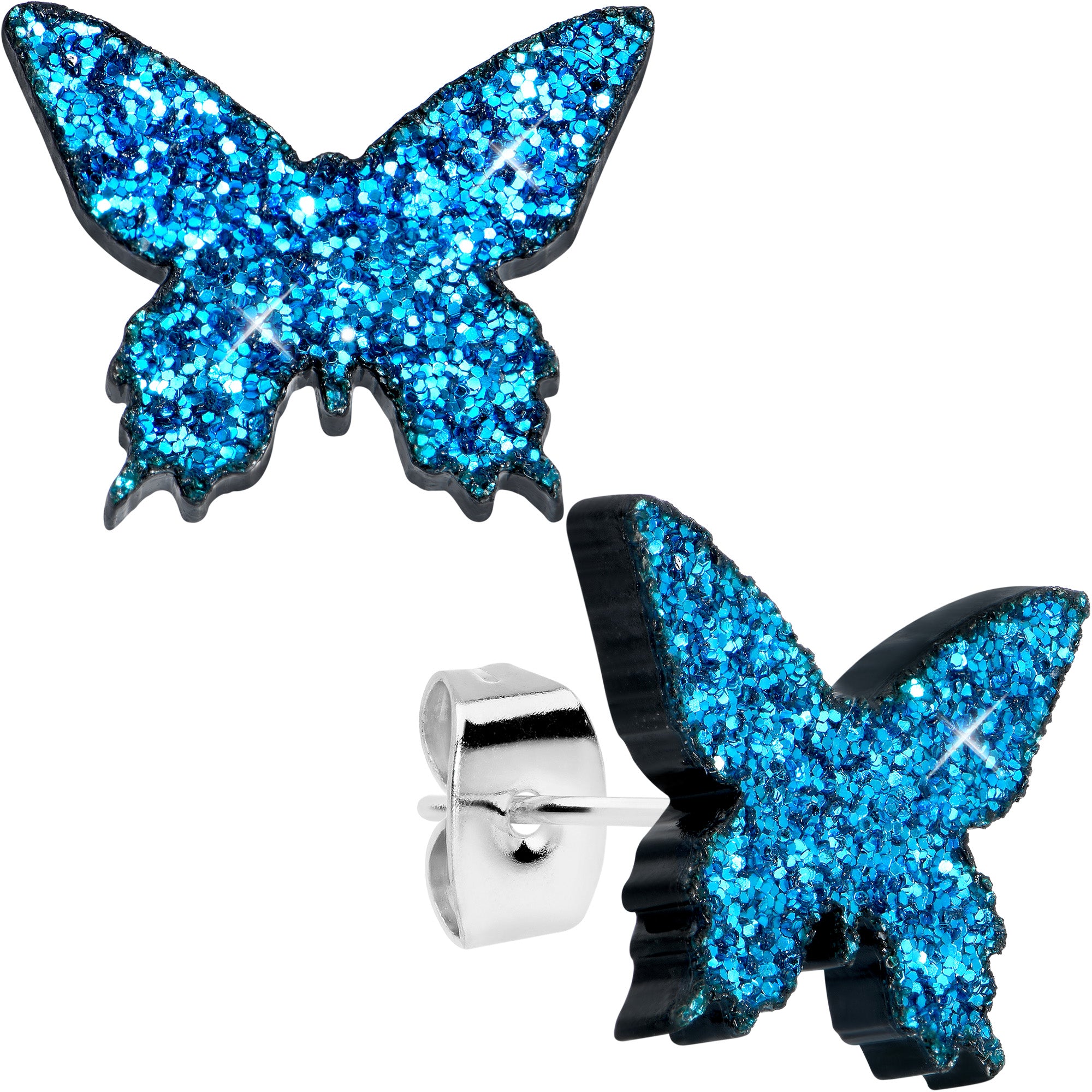 Blue Morpho Butterfly Earrings | Morpho Style Boutique