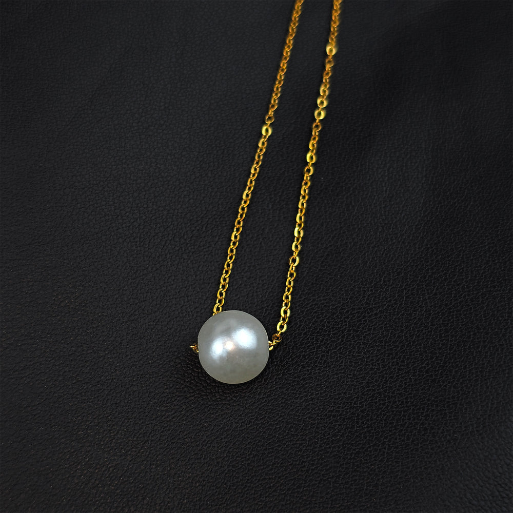 Pearl Gold Chain Necklace | Pearl Martini Chain | Parken Jewelry 19