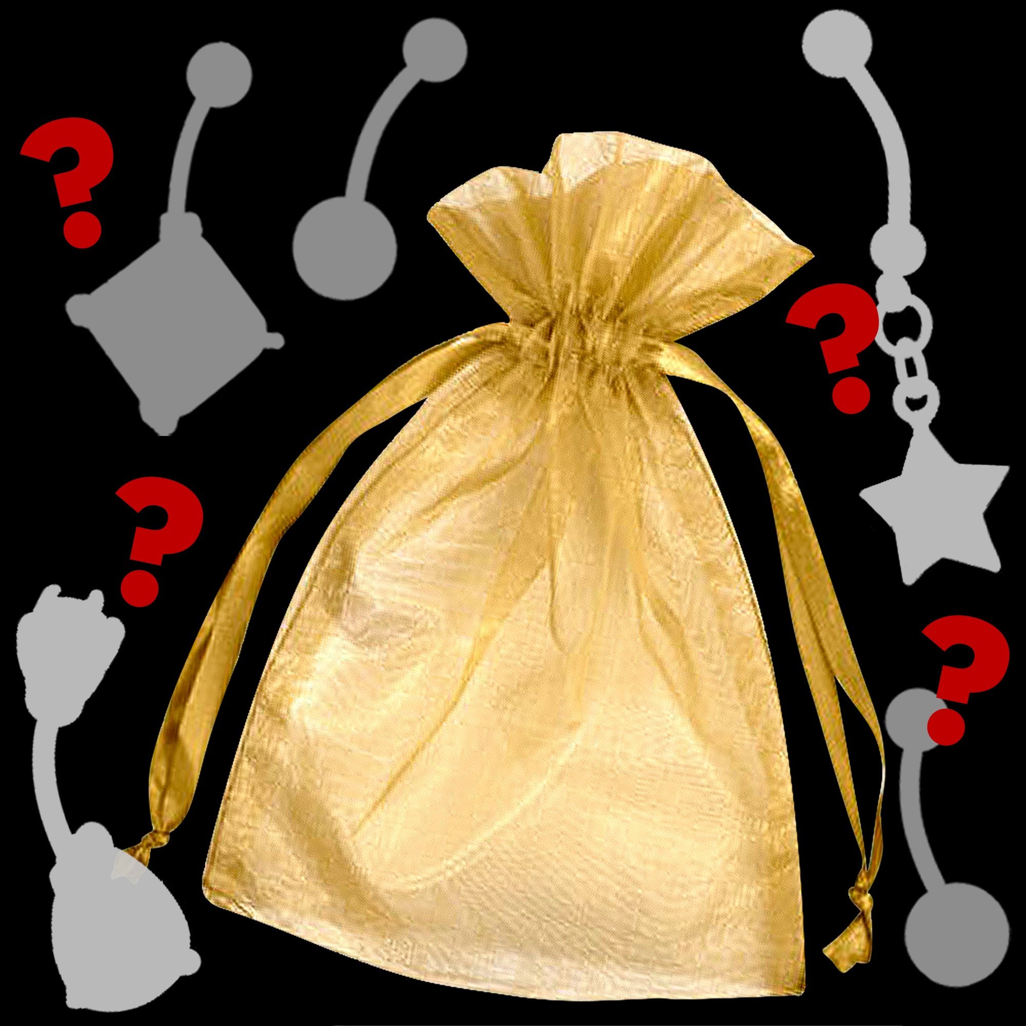 Image of Mystery Grab Bag of (5) DELUXE Belly Rings