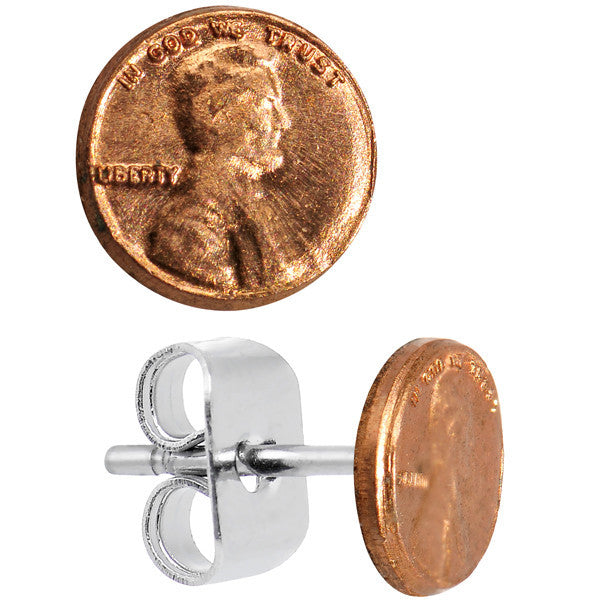 Copper Earring Studs Round Ball Stud Earrings EC42 Solid Copper 7mm Ba –  Celtic Copper Shop