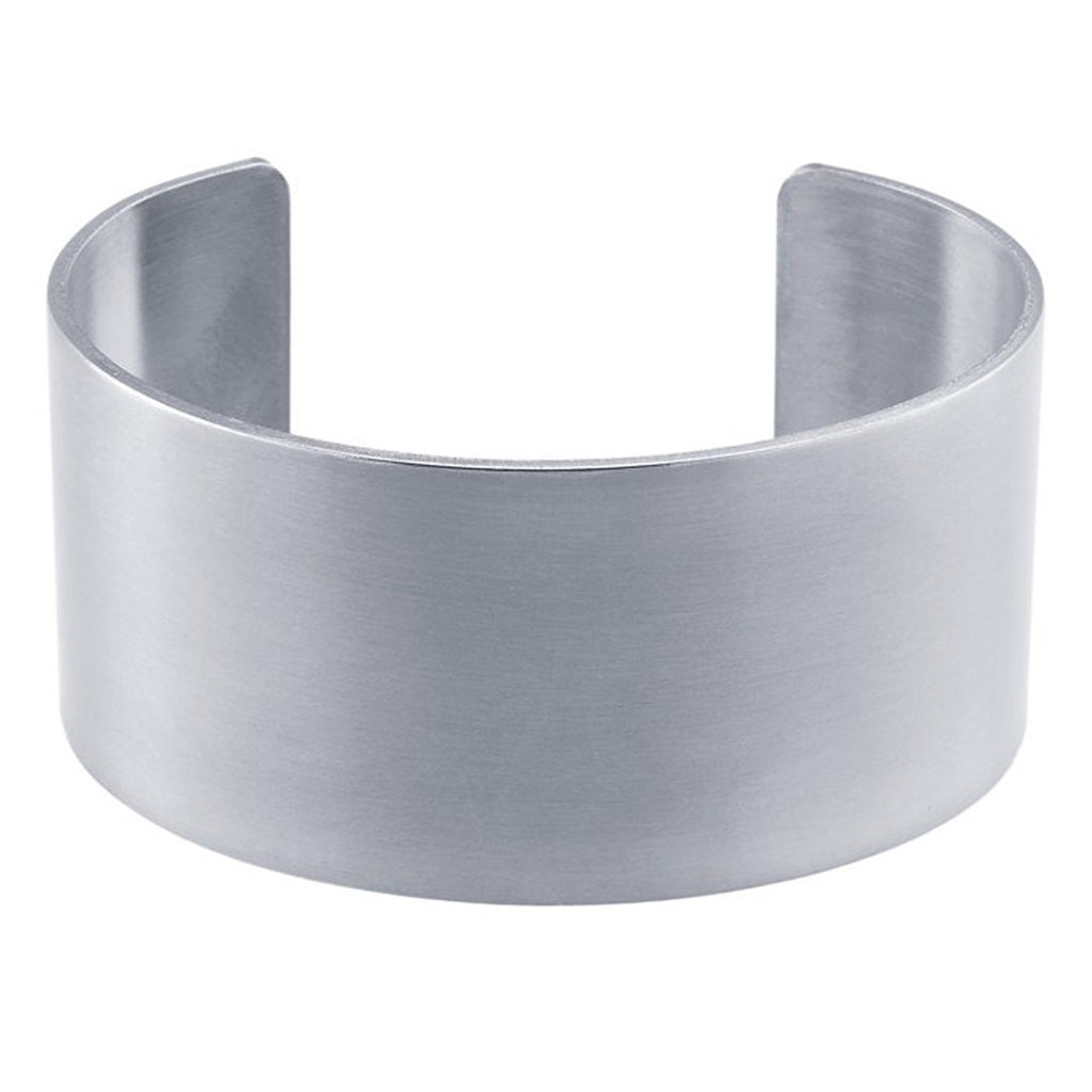 Stainless Steel 1.5mm Thick Cuff Bracelet – BodyCandy