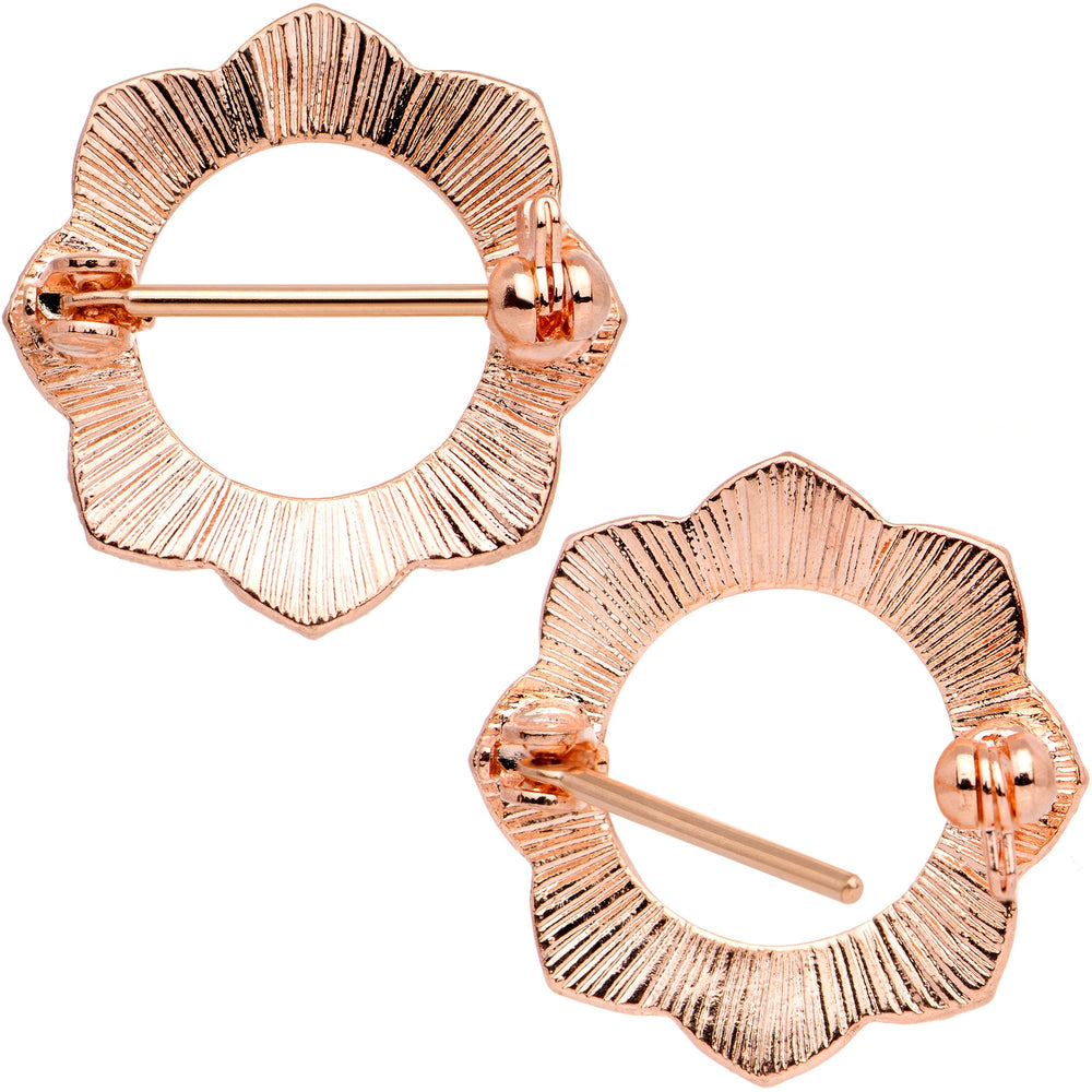 NIPPLE SHIELDS, PAIR, Petals & Chains, 14k Gold Filled – MY SECRET