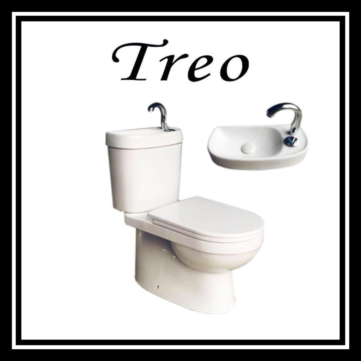 Treo Twopiece Toilet Bowl ECO T188 BIG Lobang